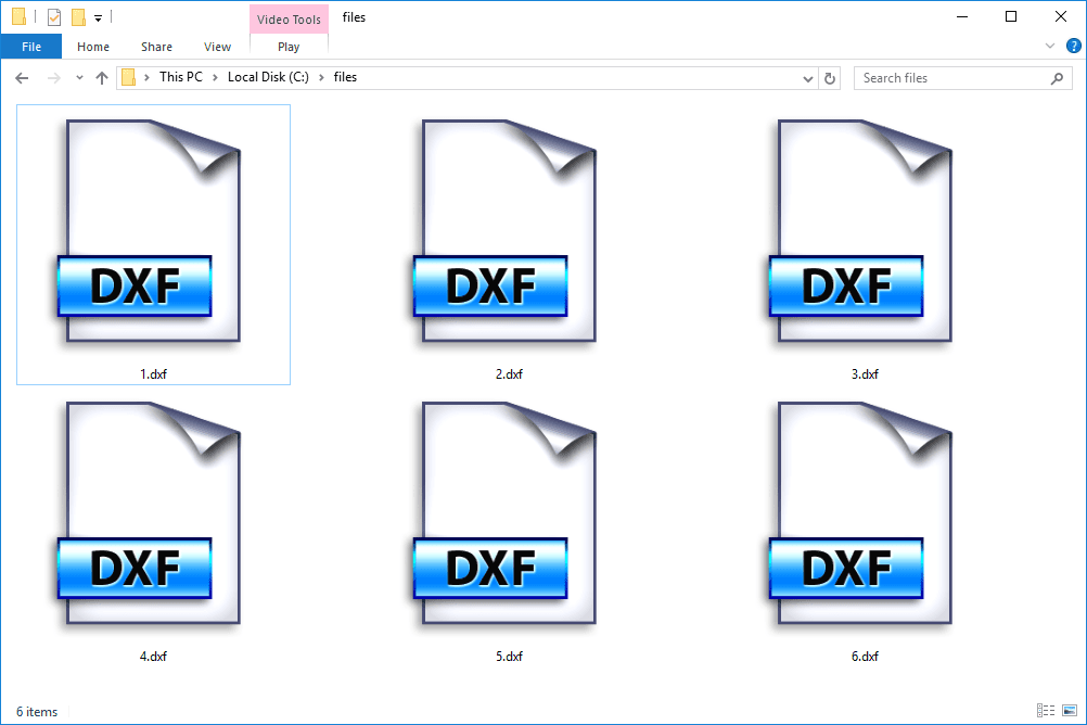 dxf-files-impoting files Parametric Parts Assemblies
