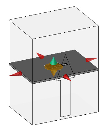 Editing arrows added after creating a constrained block or section