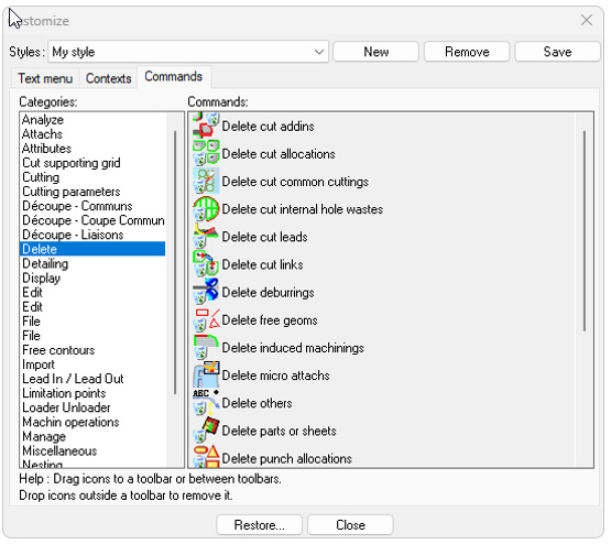 Improved delete command_