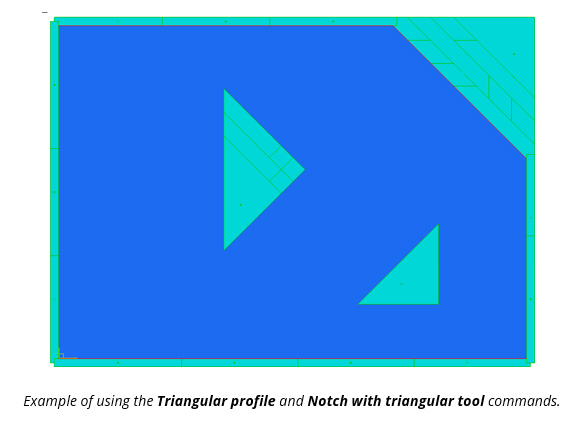 Punch point management for triangle tools_